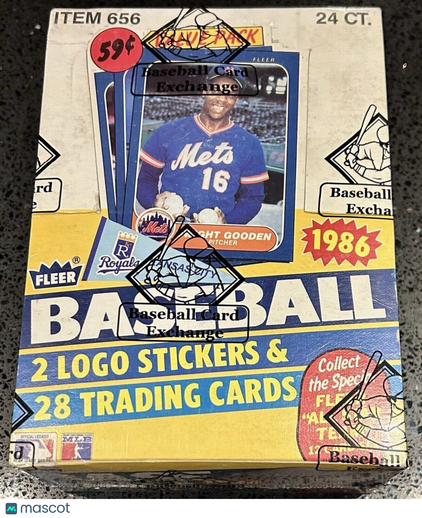 1986 Fleer Baseball Cello Box Sealed BBCE wrapped