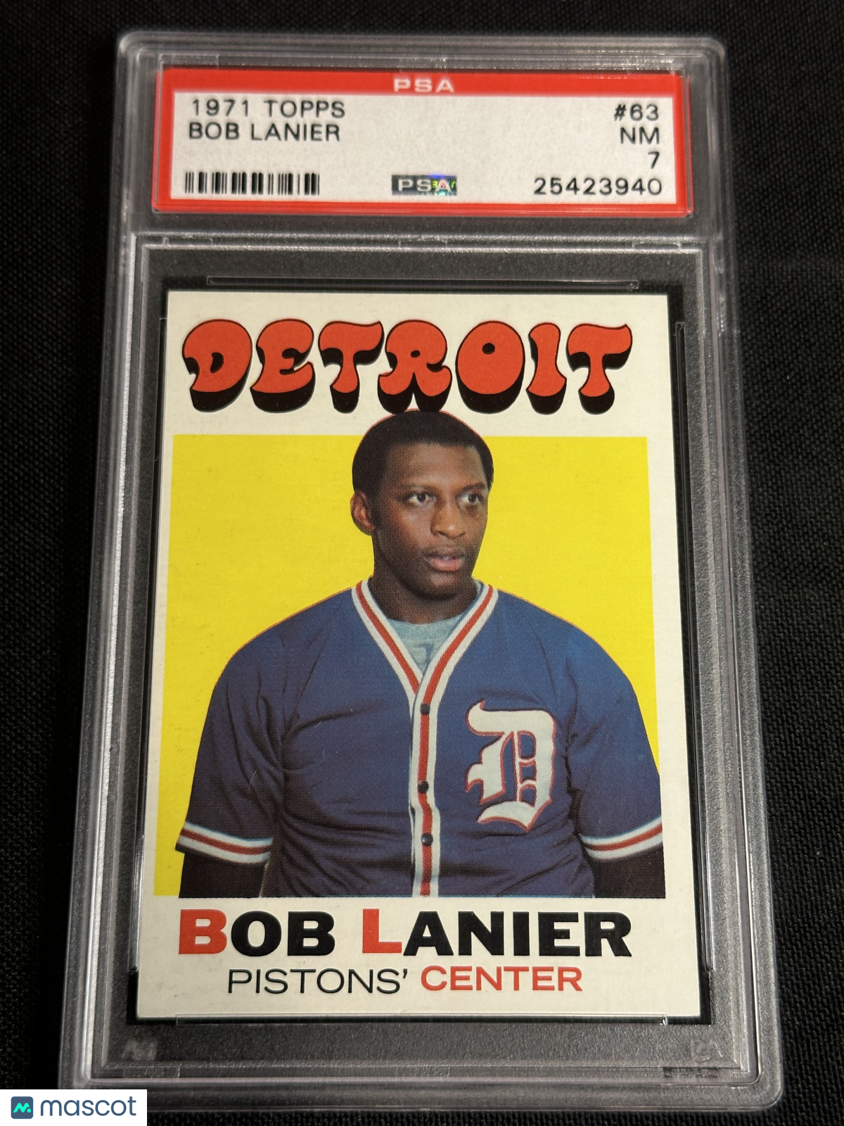 1971 Topps Bob Lanier #63 PSA 7