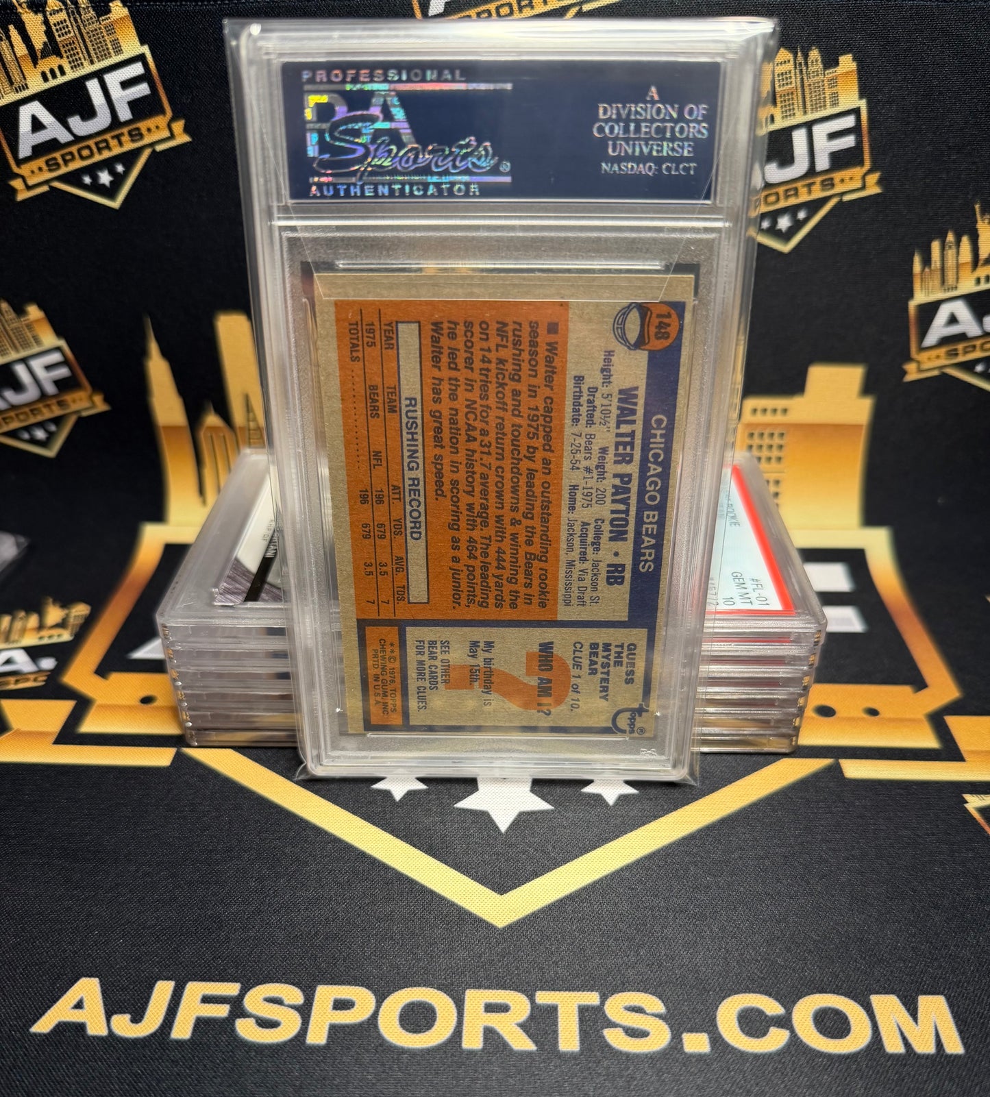 1976 Topps Walter Payton #148 PSA 8