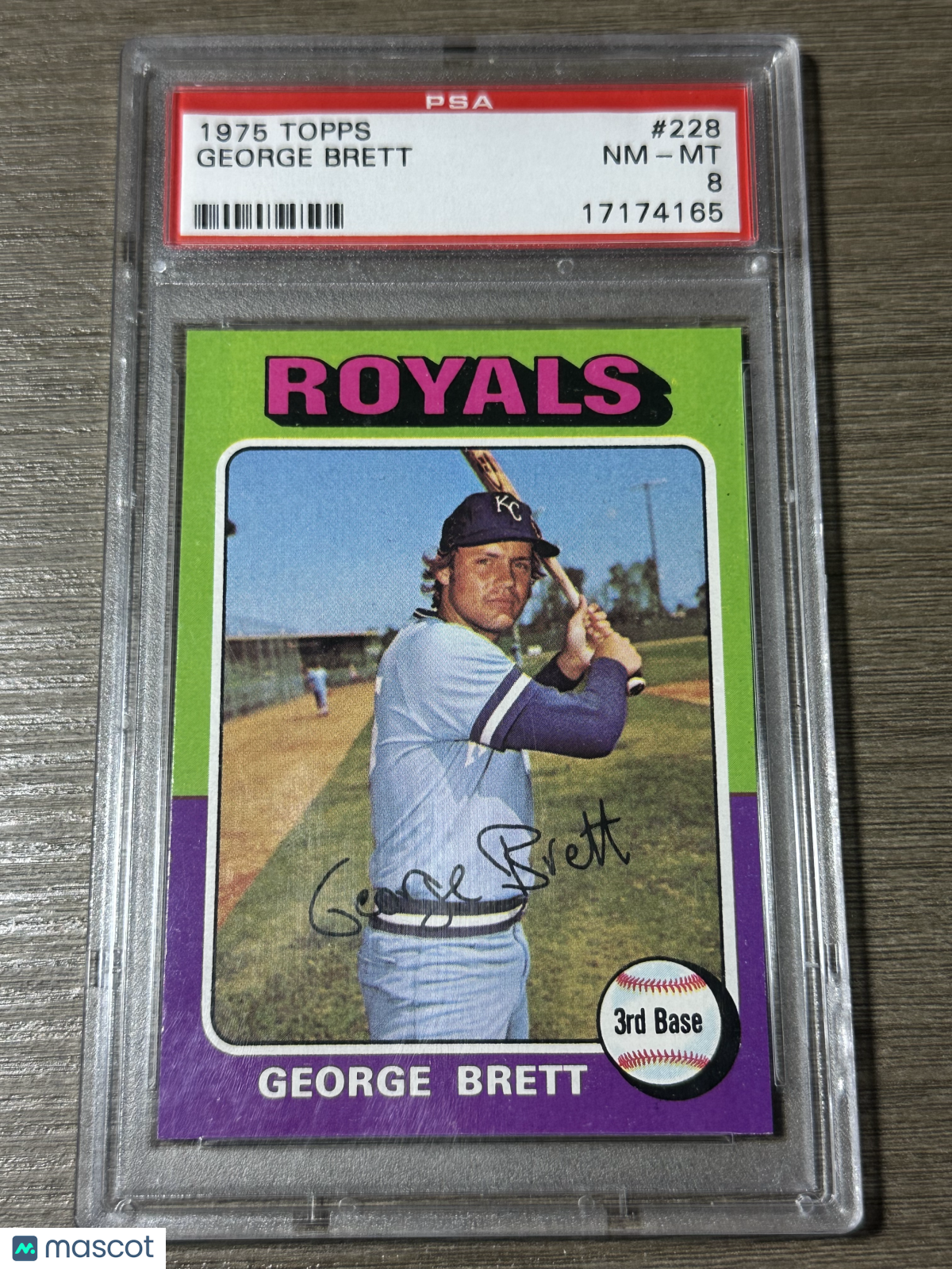 1975 Topps George Brett #228 PSA 8