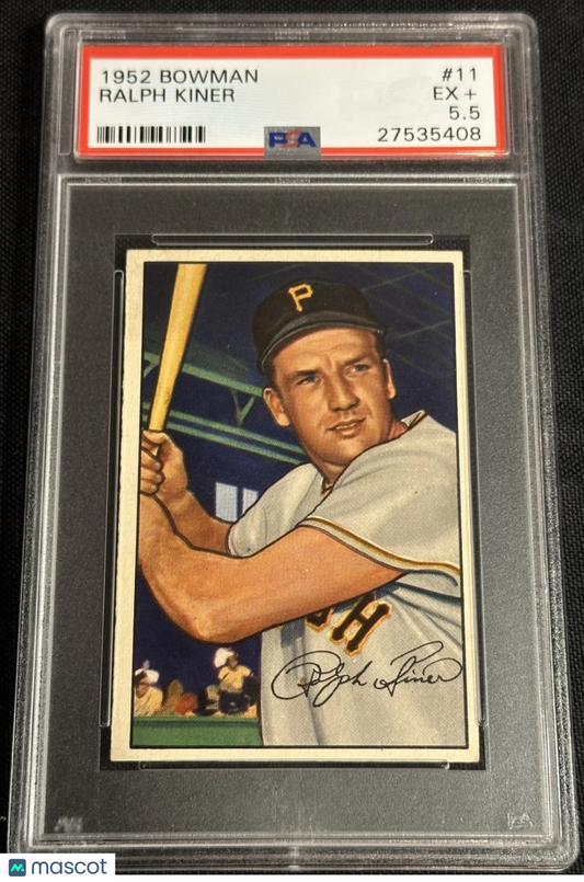 1952 Bowman Ralph Kiner #11 PSA 5.5