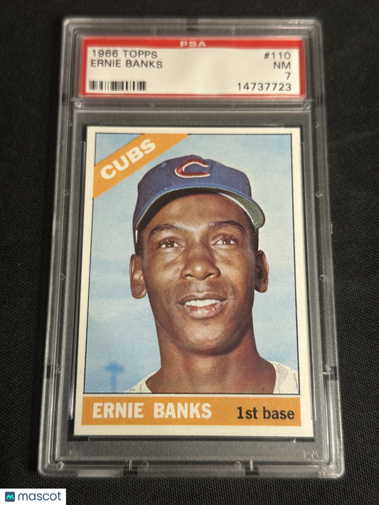 1966 Topps Ernie Banks #110 PSA 7