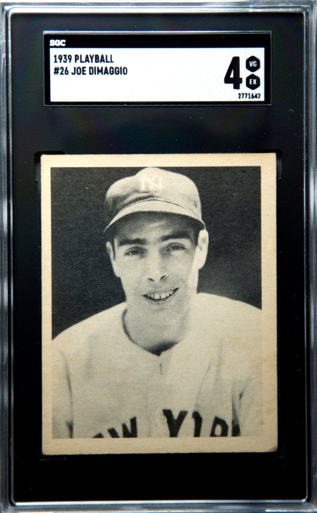 1939 Playball Joe Dimaggio #26 SGC 4