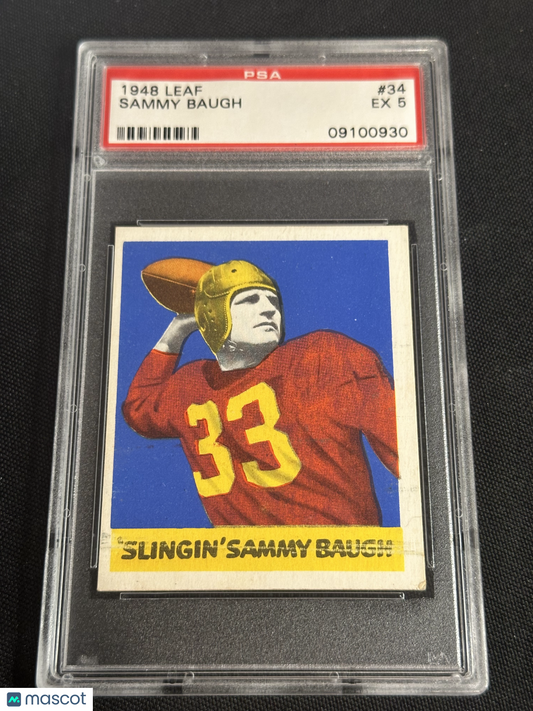 1948 Leaf Sammy Baugh #34 PSA 5