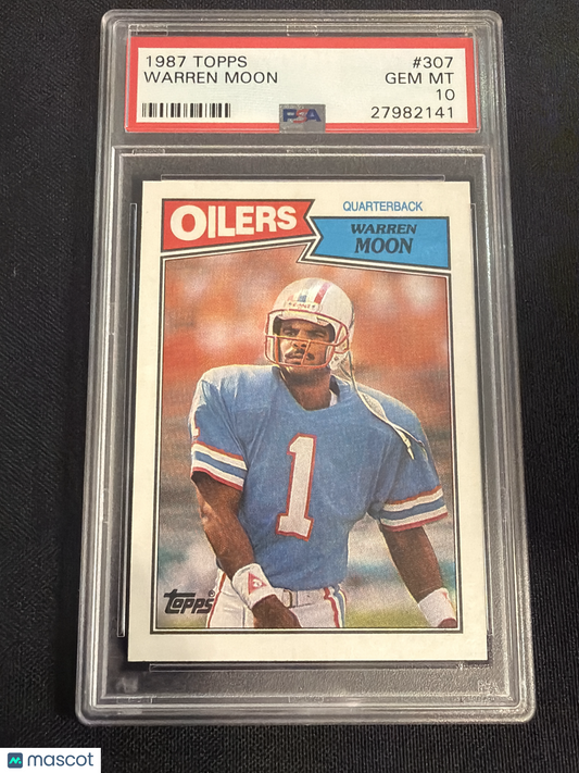 1987 Topps Warren Moon #307 PSA 10