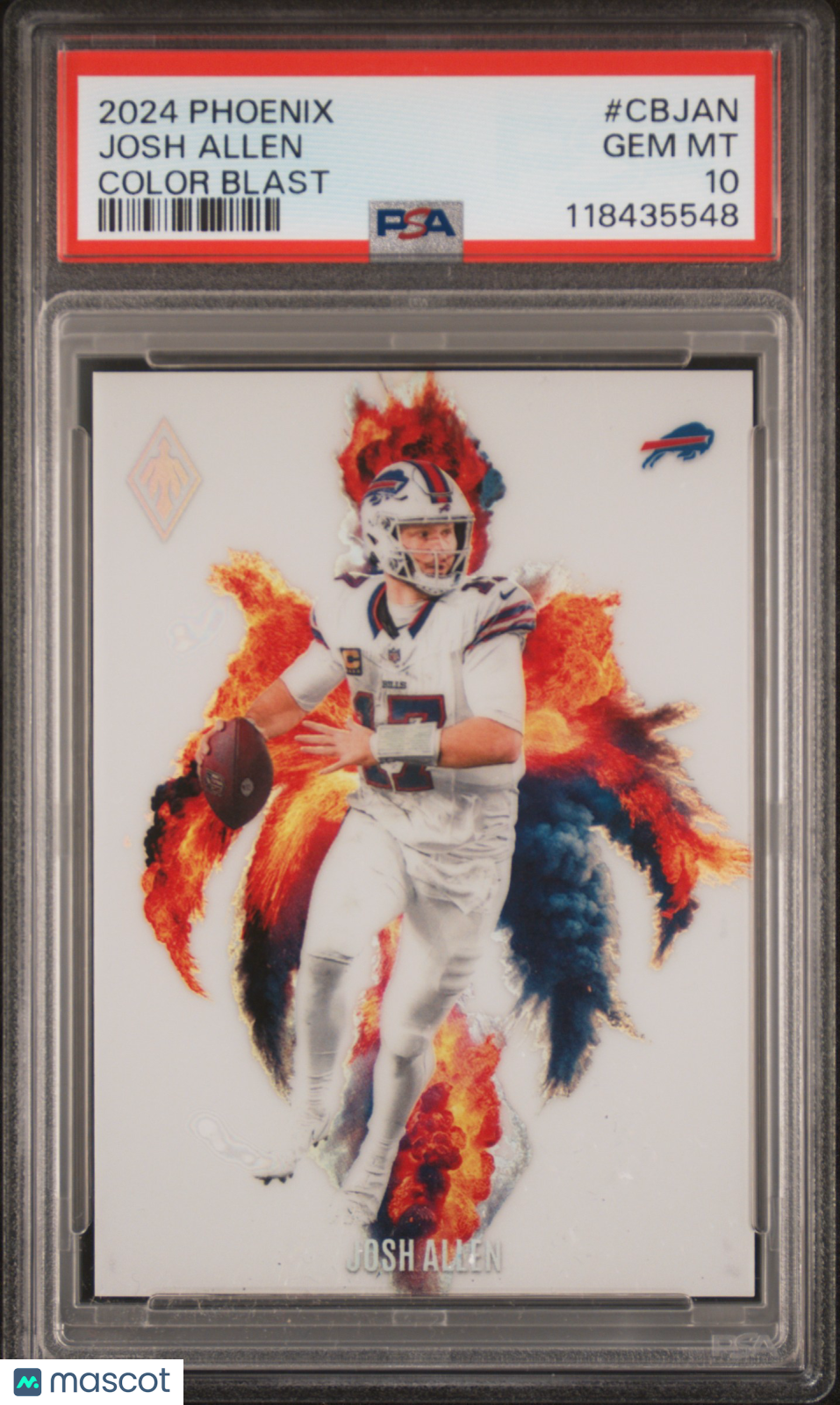 2024 Panini Phoenix Color Blast Josh Allen #CBJAN PSA 10