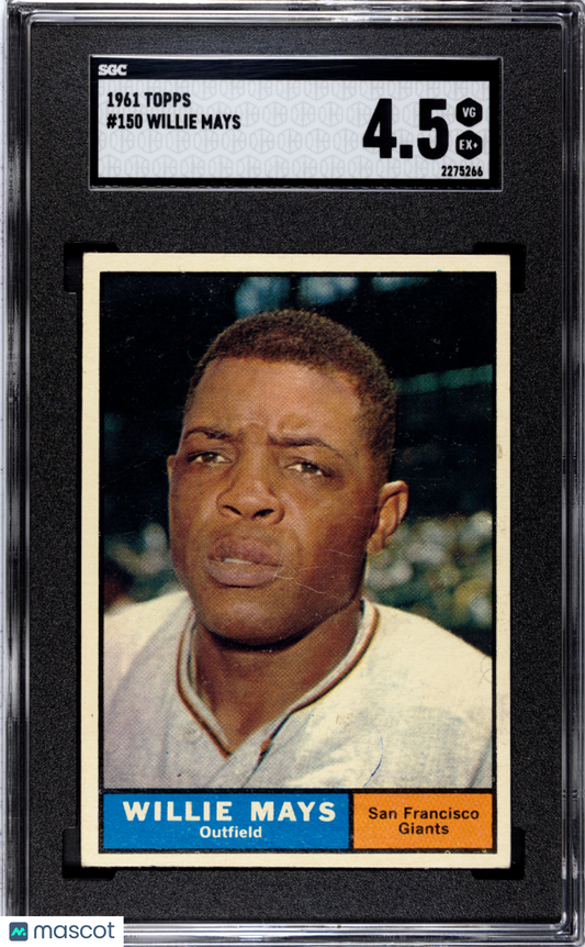 1961 Topps Willie Mays #150 SGC 4.5
