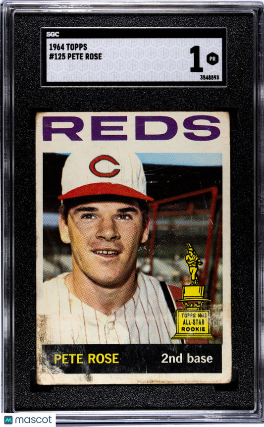 1964 Topps Pete Rose #125 SGC 1