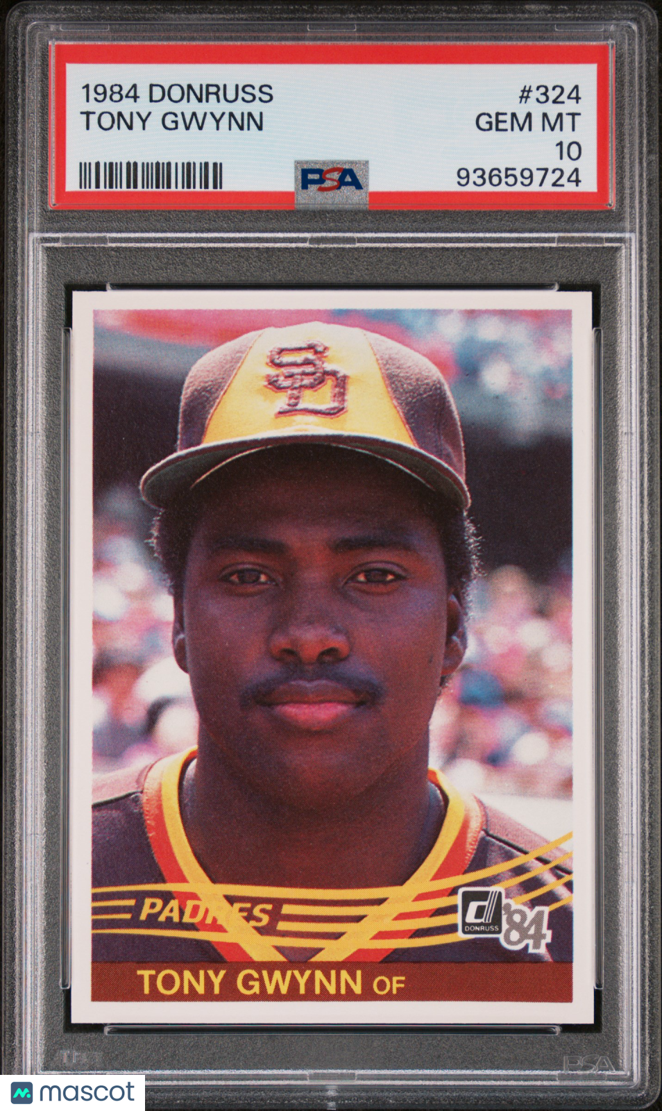 1984 Donruss Tony Gwynn #324 PSA 10