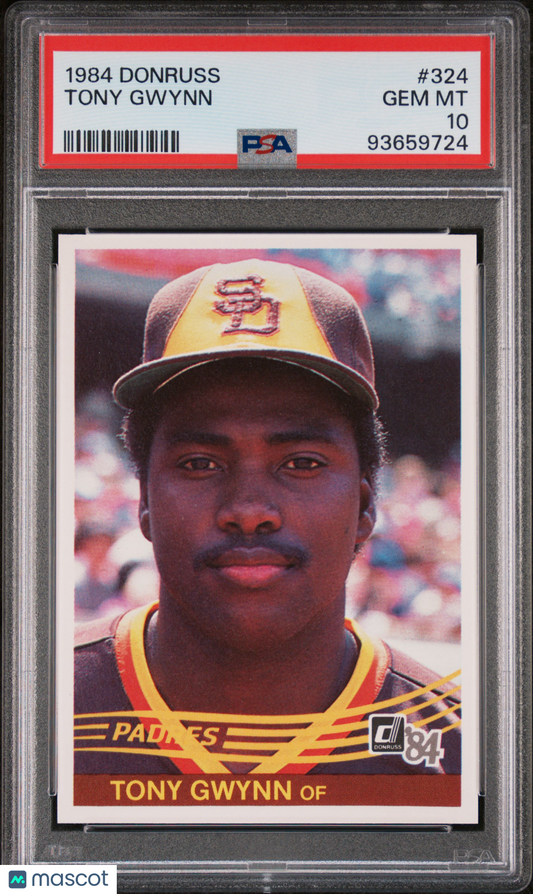1984 Donruss Tony Gwynn #324 PSA 10