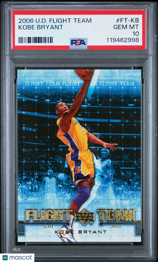 2006 Upper Deck Flight Team Kobe Bryant #FT-KB PSA 10