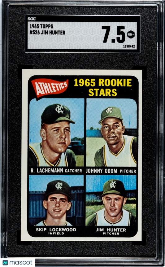 1965 Topps Jim Hunter #526 SGC 7.5