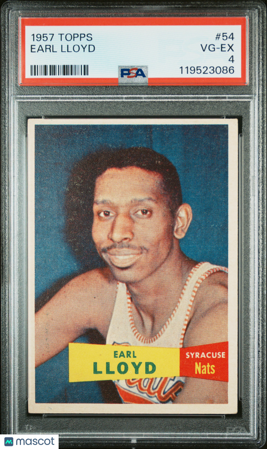 1957 Topps Earl Lloyd #54 PSA 4