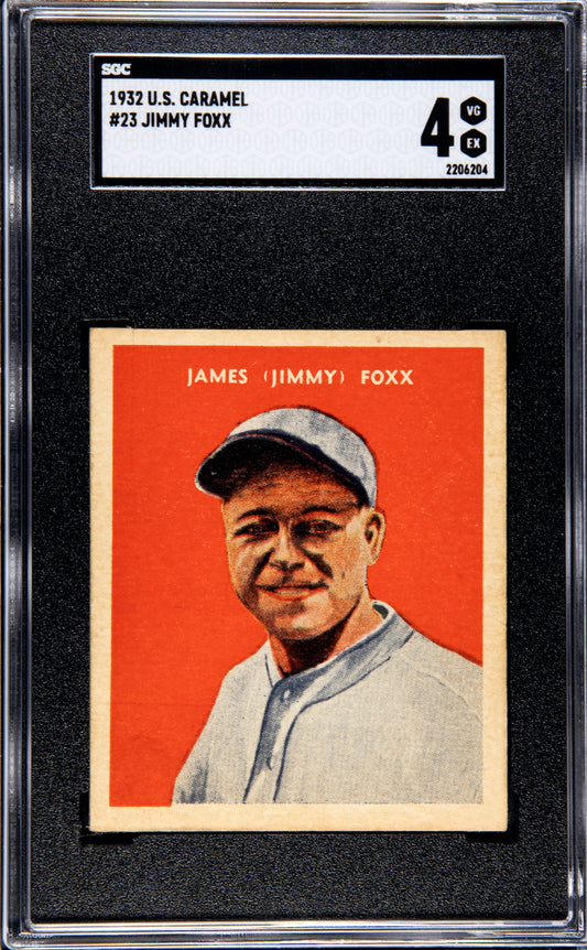1932 U.S. Caramel Jimmy Foxx #23 SGC 4