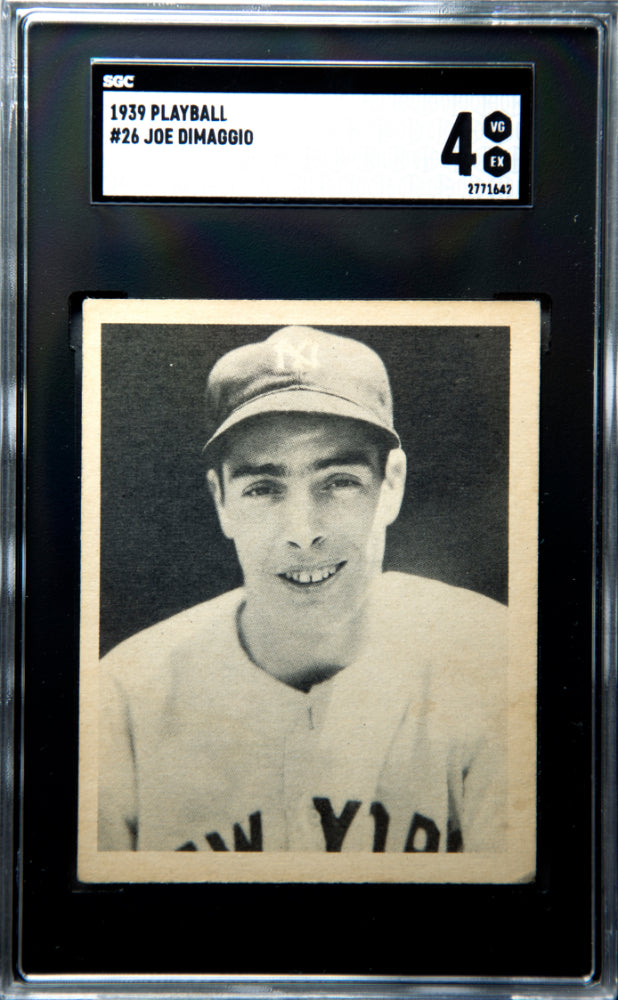 1939 Playball Joe Dimaggio #26 SGC 4