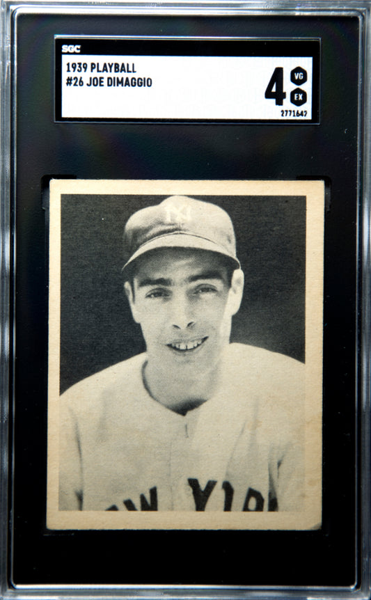 1939 Playball Joe Dimaggio #26 SGC 4