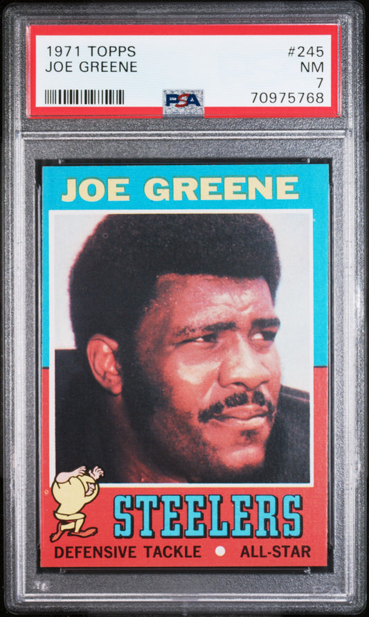 1971 Topps Joe Greene #245 PSA 7