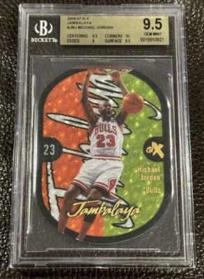 MICHAEL JORDAN 2006-07 FLEER EX JAMBALAYA #J-MJ. BGS 9.5 HIGH END