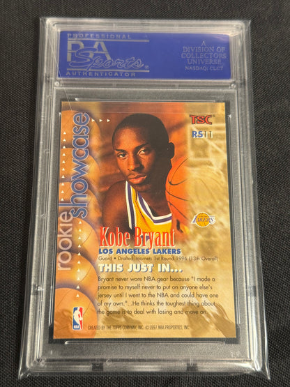1996 Stadium Club Rookie Showcase Kobe Bryant #RS11 PSA 10