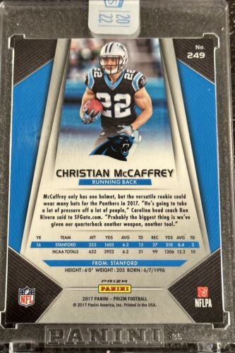 2018 Panini Honors 2017 Prizm 1/1 Auto Christian McCaffrey Rookie RC SEALED