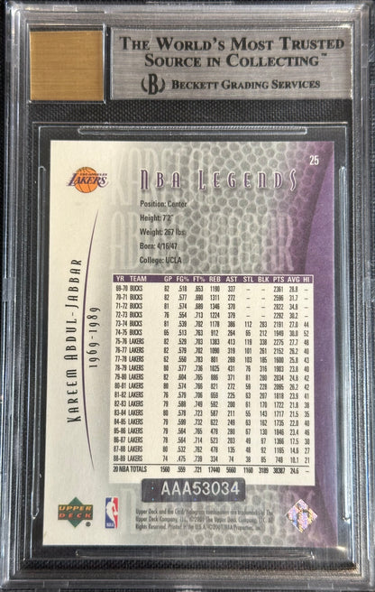 2002-03 Upper Deck Ultimate Collection Buybacks #1/5 #2 BGS8.5/10 Autograph RARE