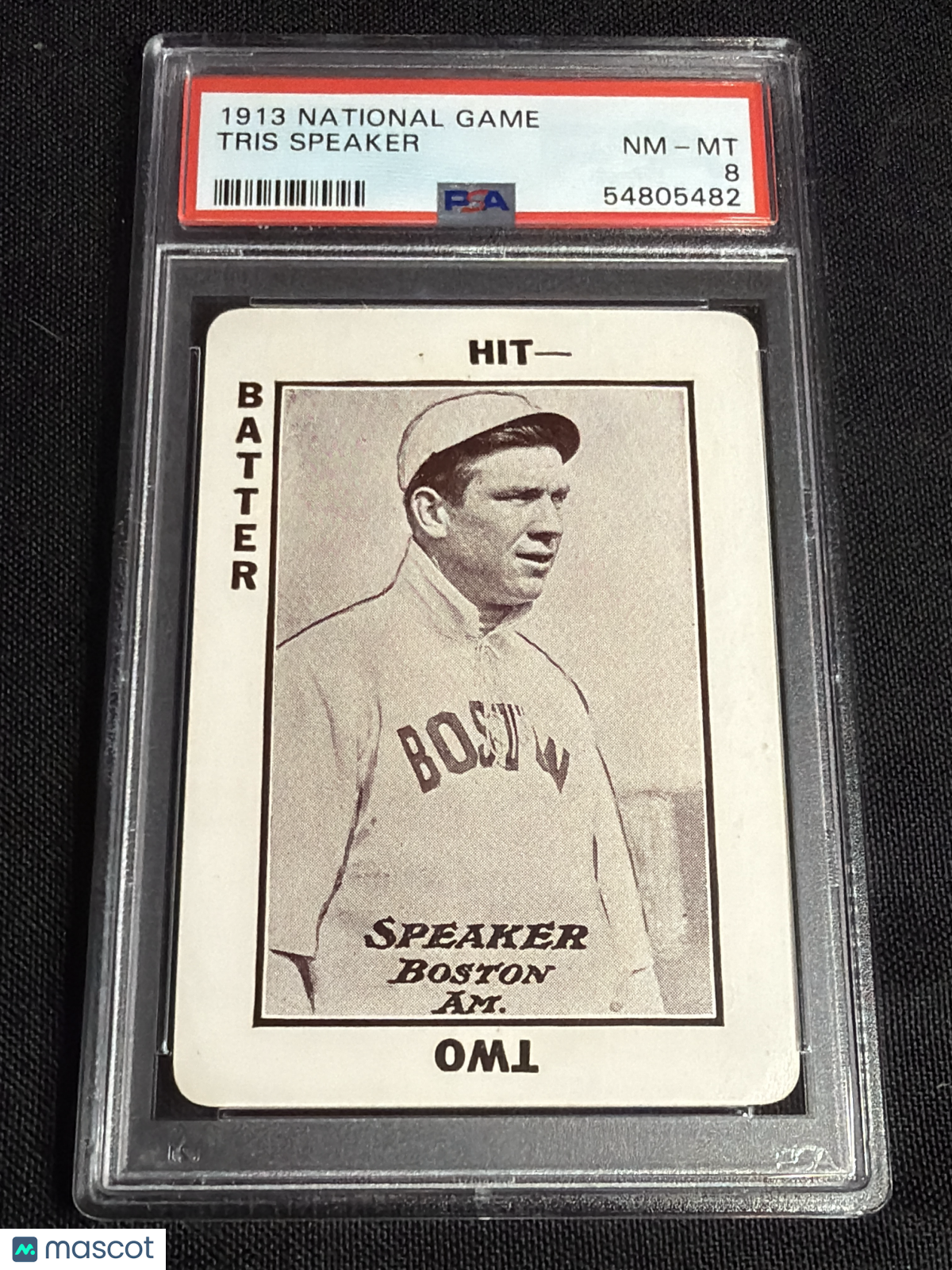 1913 National Game Tris Speaker PSA 8