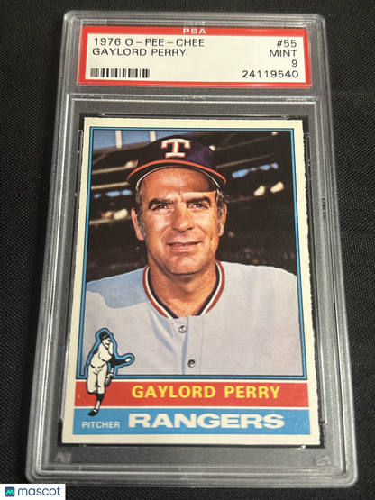 1976 O-Pee-Chee Gaylord Perry #55 PSA 9