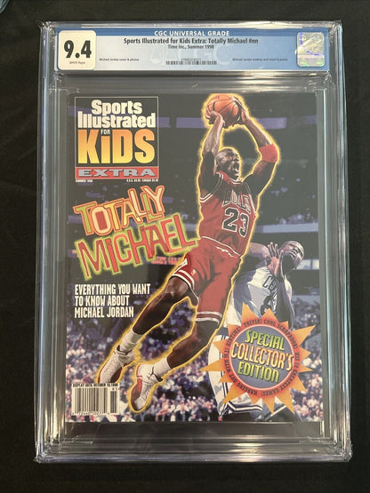 CGC 9.4 1998 Jordan SPORTS ILLUSTRATED for Kids XTRA ~ Michael Jordan