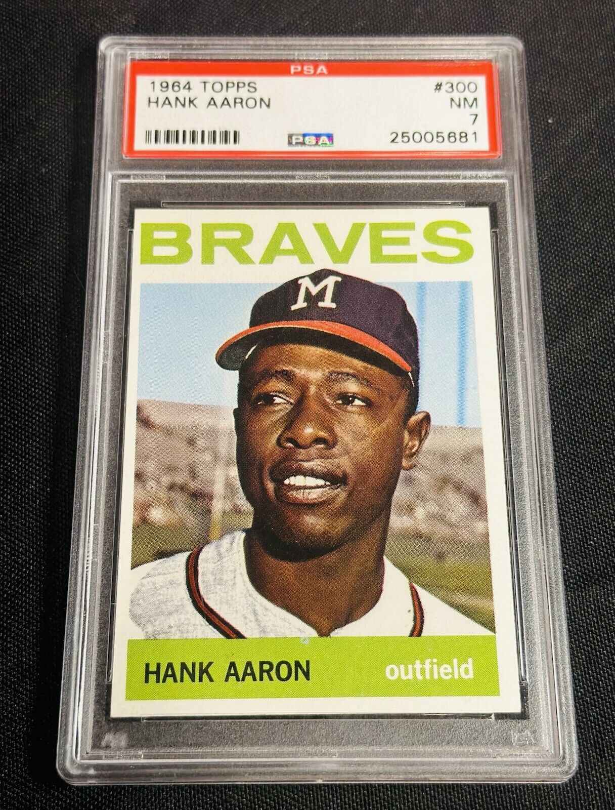 1964 Hank Aaron Topps #300 PSA 7 🔥