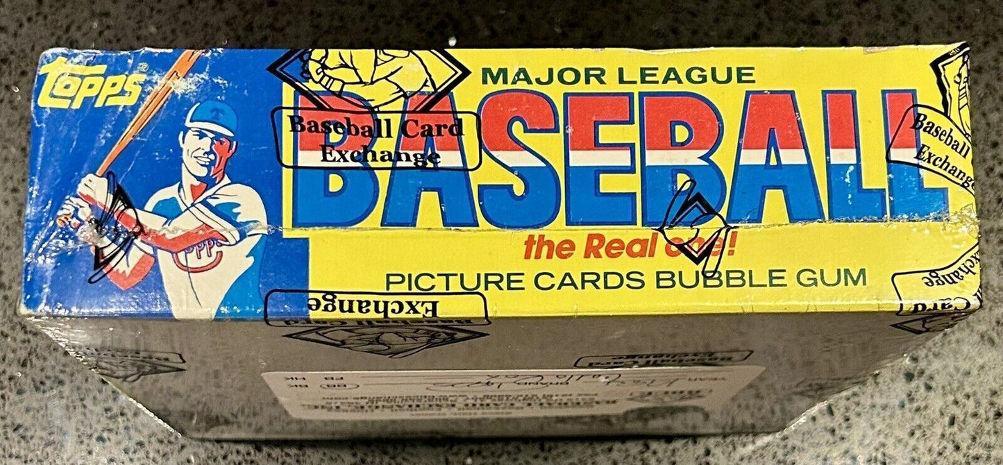 1984 Topps Baseball Cello Box sealed BBCE Wrapped Mattingly