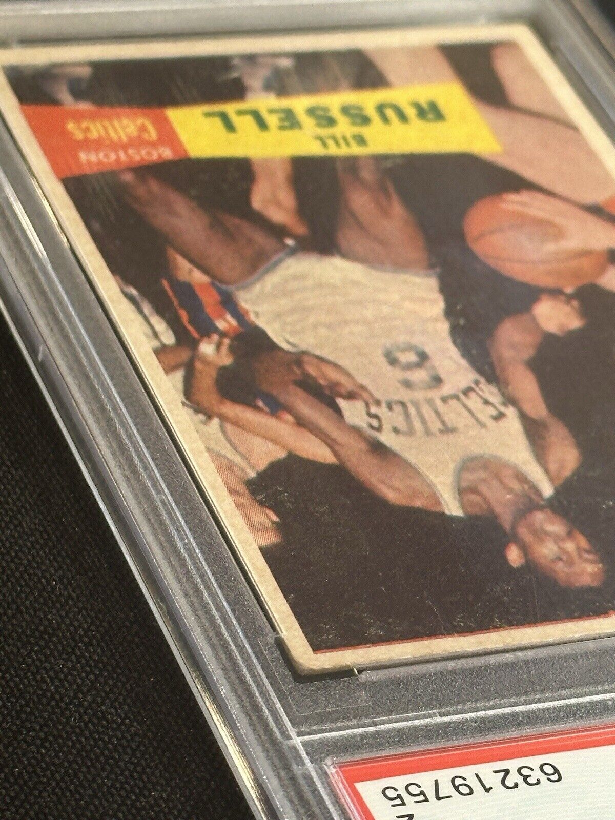 1957 Topps #77 Bill Russell Celtics RC HOF San Francisco PSA 2 - GOOD