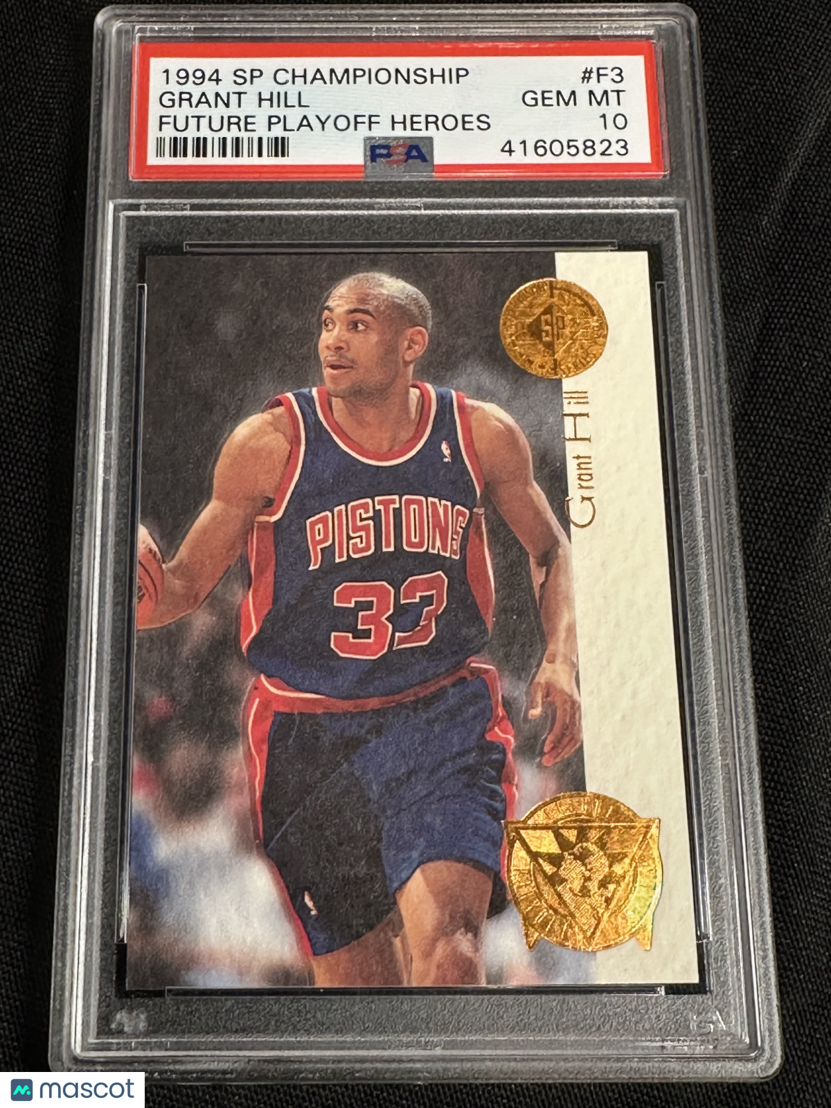 1994 SP Championship Future Playoff Heroes ROOKIE Grant Hill #F3 PSA 10