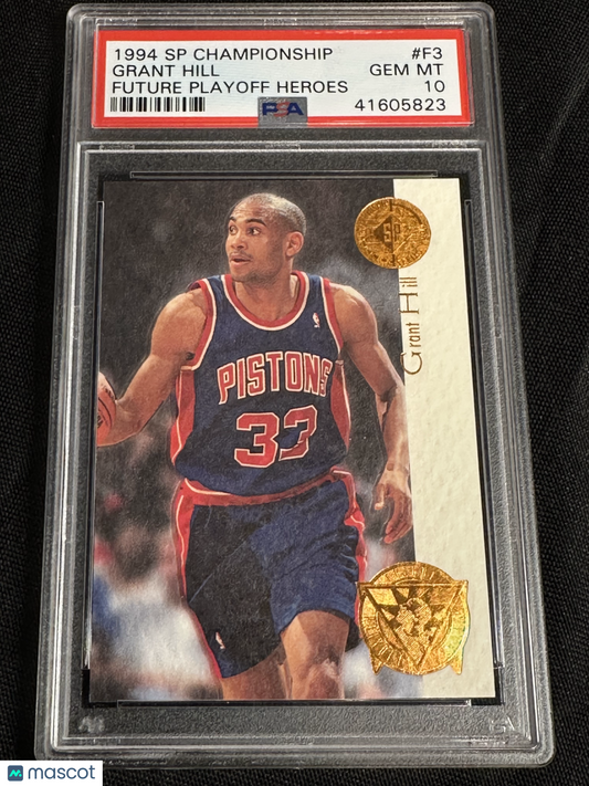 1994 SP Championship Future Playoff Heroes ROOKIE Grant Hill #F3 PSA 10