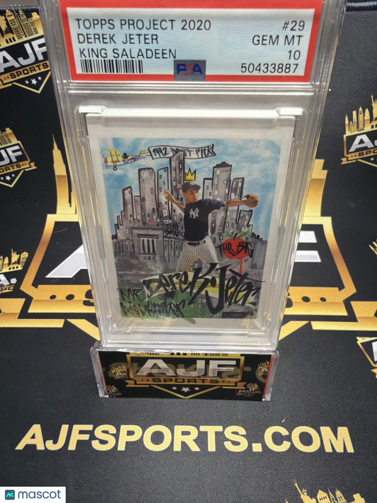 2020 Topps Project 2020 Derek Jeter #29 King Saladeen PSA 10