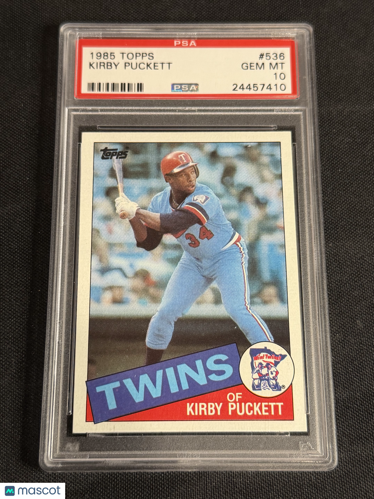 1985 Topps Kirby Puckett #536 PSA 10