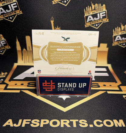 2018 Panini Flawless Randall Cunningham #6/10 On-Card Patch Auto Autograph