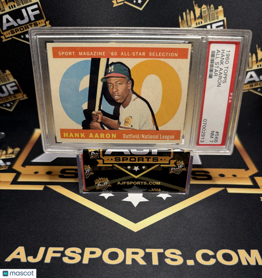 1960 Topps Hank Aaron #566 All Star PSA 7
