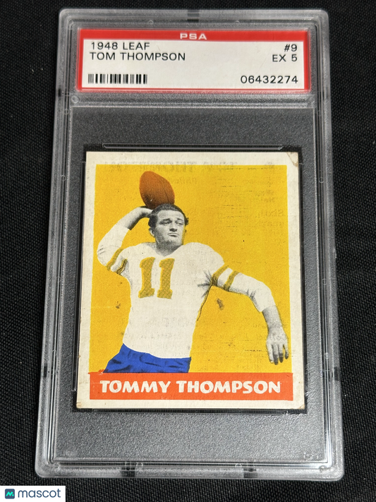 1948 Leaf Tommy Thompson #9 PSA 5