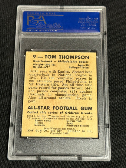 1948 Leaf Tommy Thompson #9 PSA 5