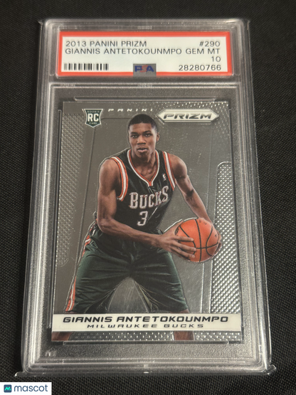 2013 Panini Prizm G. Antetokounmpo #290 PSA 10