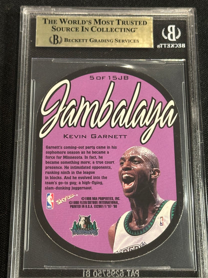 1997-98 E-X2001 Jambalaya Kevin Garnett #5 BGS 9.5