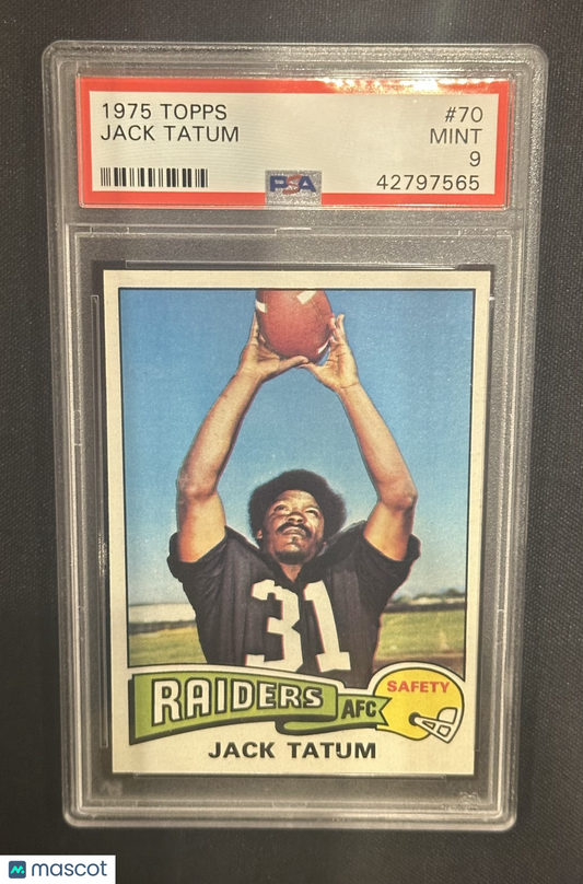 1975 Topps Jack Tatum #70 PSA 9