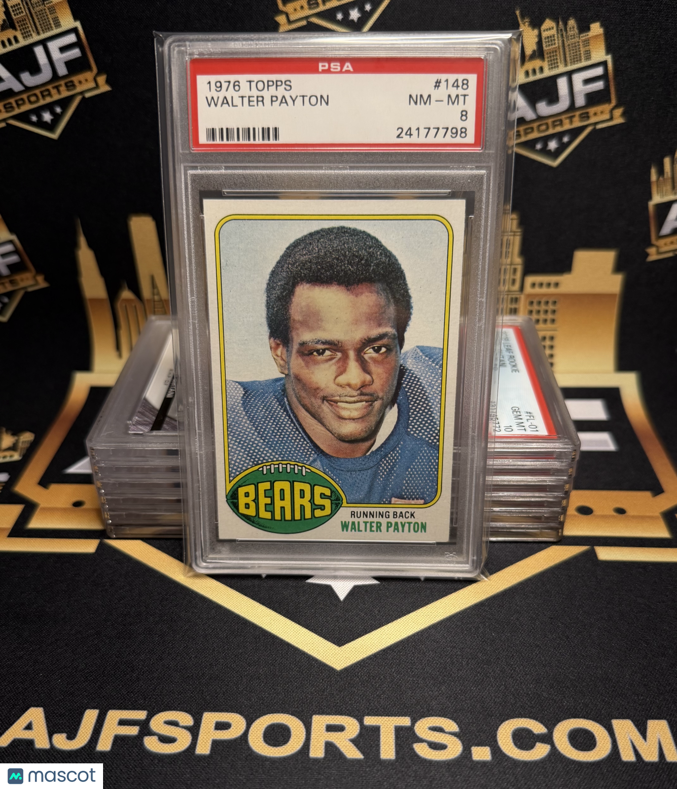 1976 Topps Walter Payton #148 PSA 8