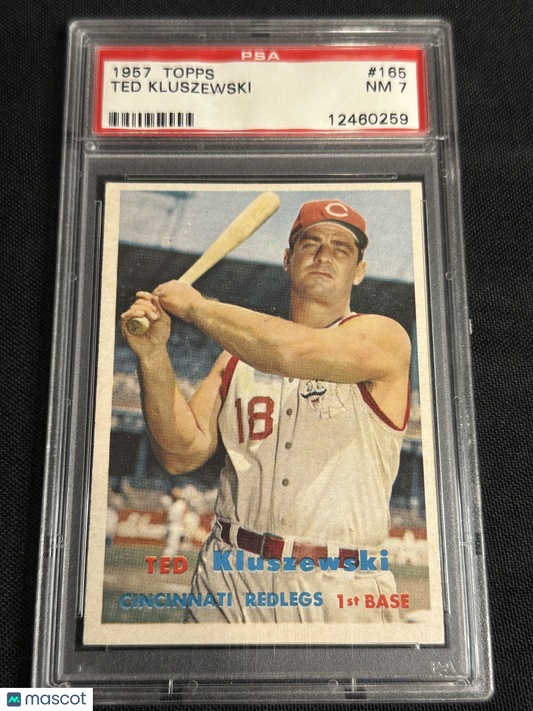 1957 Topps Ted Kluszewski #165 PSA 7