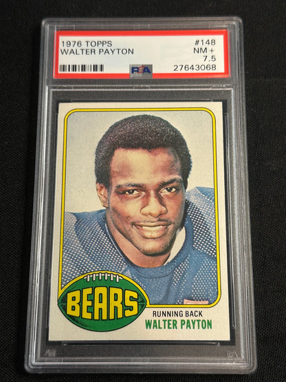 1976 Topps Walter Payton #148 PSA 7.5