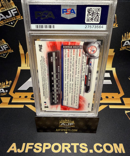 2017 Bowman Rookie Autographs Aaron Judge #CRAAJ Chrome PSA 10