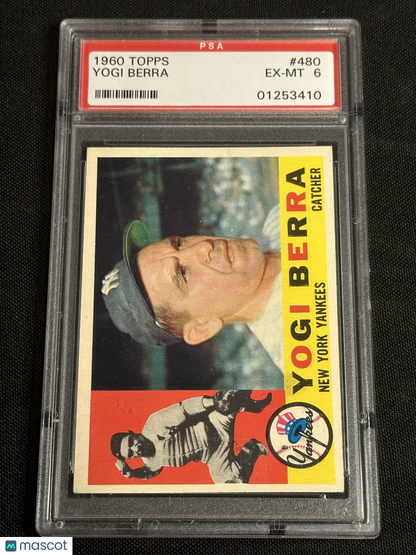 1960 Topps Yogi Berra #480 PSA 6