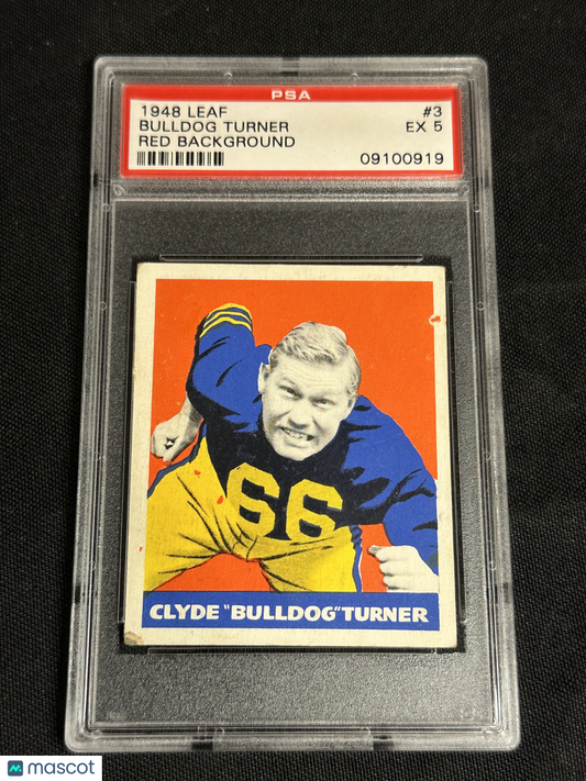 1948 Leaf Bulldog Turner #3 Red Background PSA 5