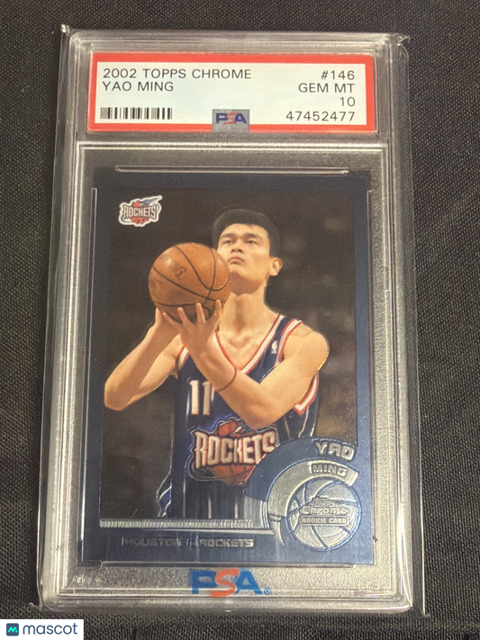 2002 Topps Chrome Yao Ming #146 PSA 10