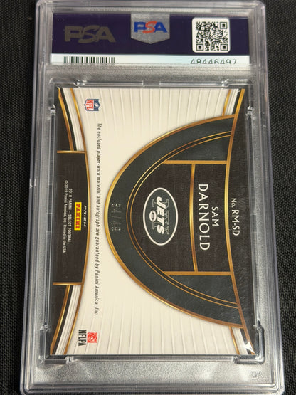 2018 Panini Select Rookie Signature Sam Darnold PSA 10